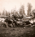 John Drummond (left) with 46 Squadron in Norway